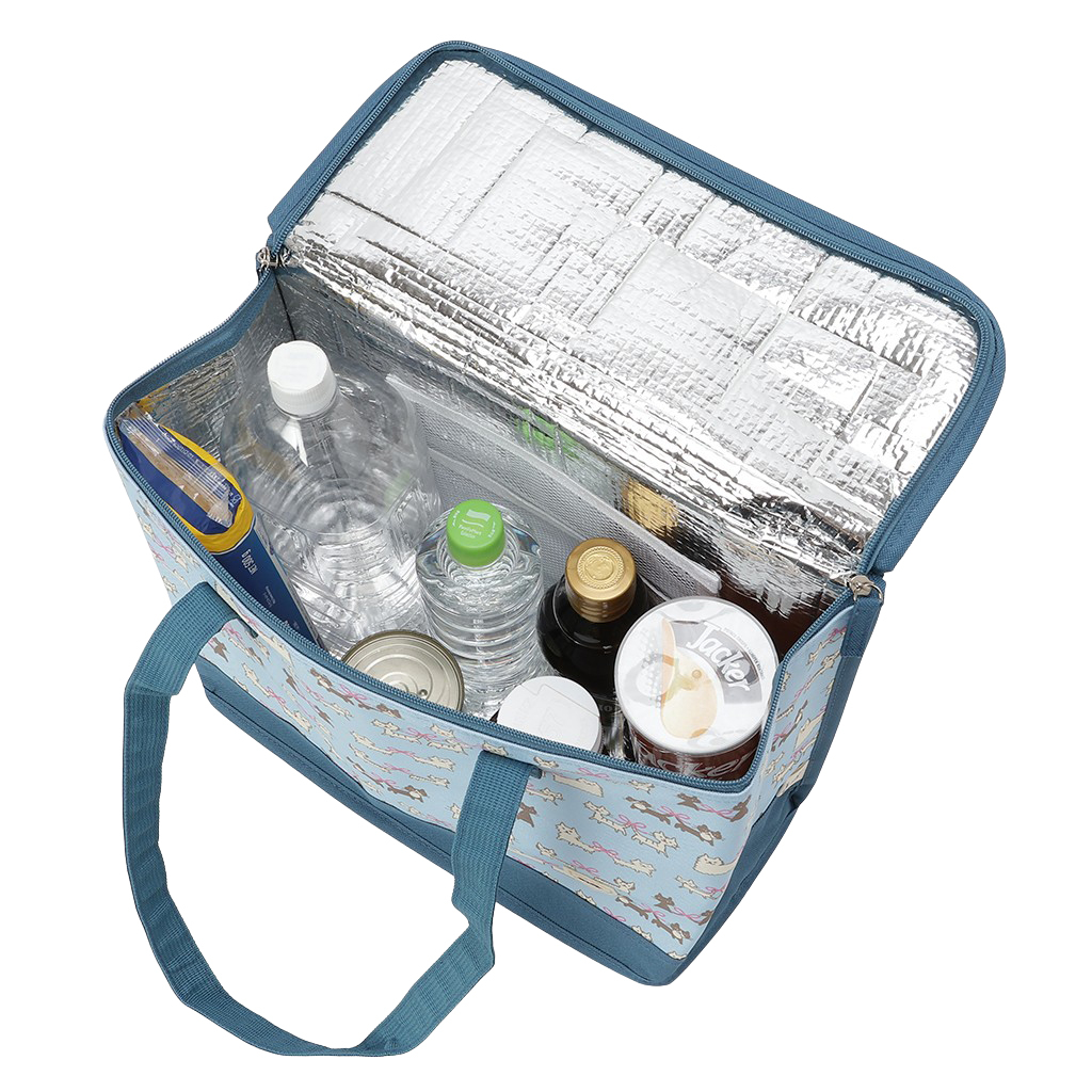  [mama fiore マーマフィオーレ] Picoteeシリーズ ピコティ BOX型 保温 保冷 トートバッグ 4WG6 保冷バッグ ボックス型 ねこ結び かわいい レジャー レディース グリーン