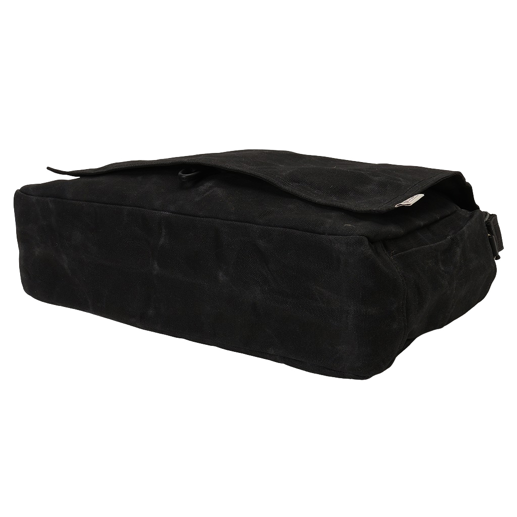 帆布工房 HUSKYII  シリーズ 全３色 | B4対応 帆布ショルダーバッグ パラフィン加工 撥水 天然素材 帆布 キャンバス 旅行 通学 男女兼用 タブレット 黒 ブラック 3X27