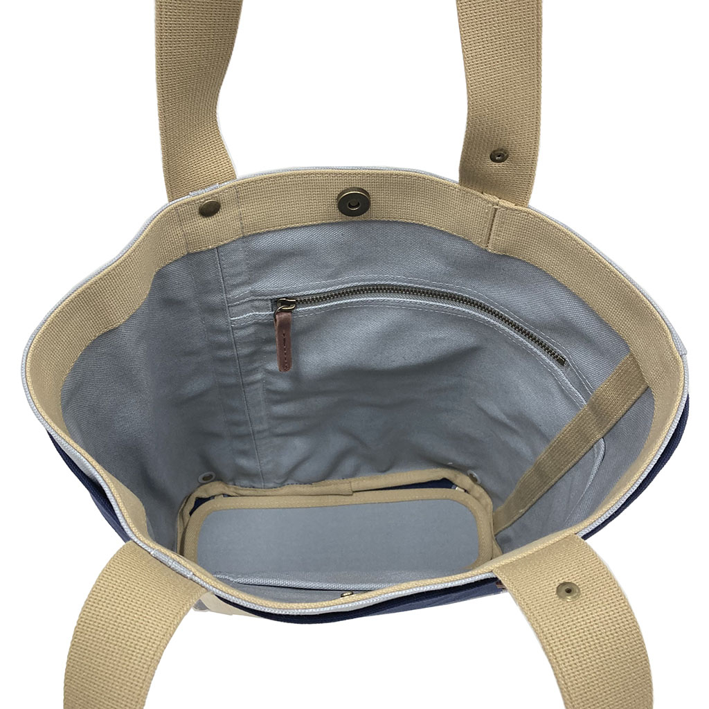 トートバッグ 3J40 [帆布工房 はんぷこうぼう] 日本製 多機能 2重構造 ポケット豊富 帆布 買い物 メンズ レディース