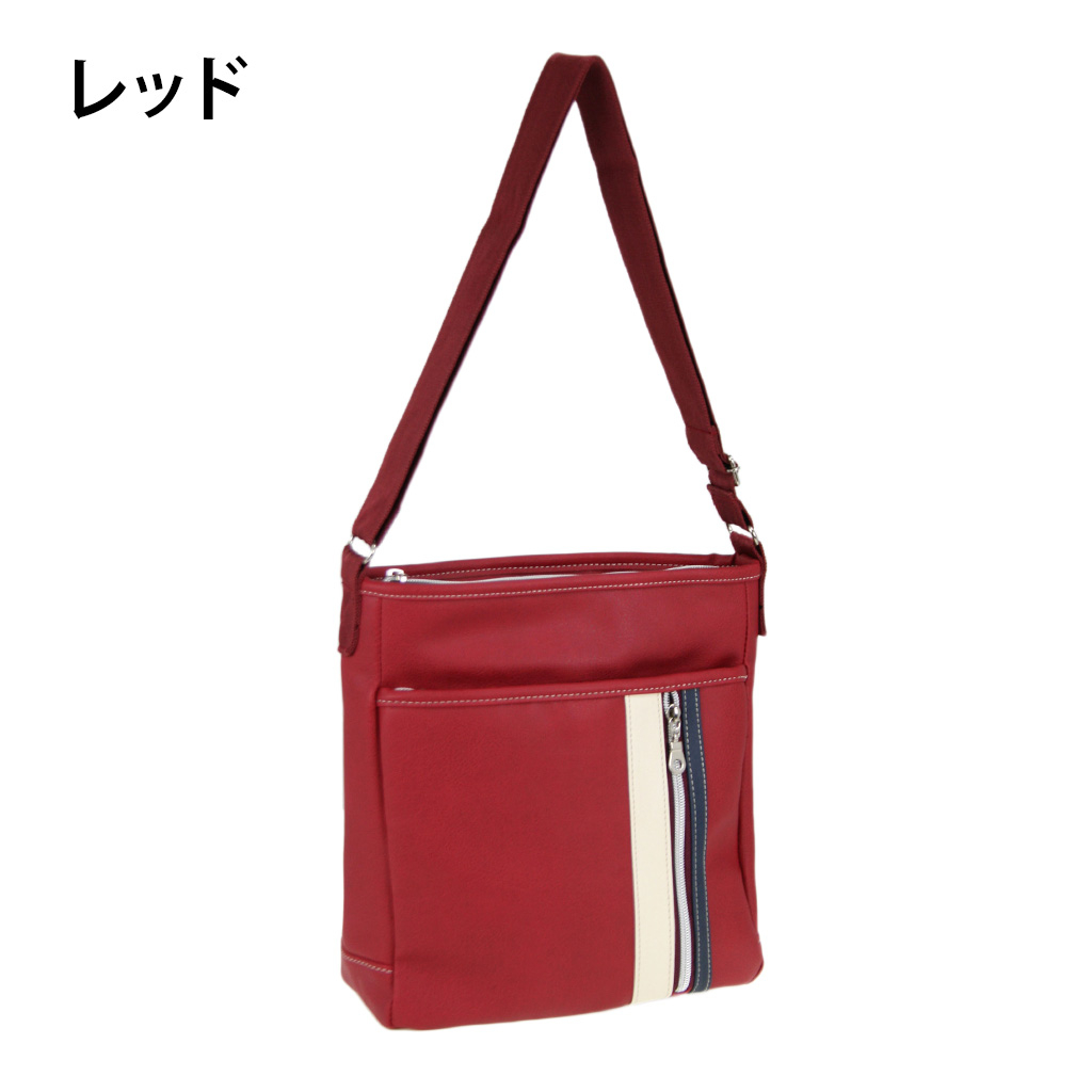 [CUBIC CORE キュービックコア]  ラインショルダーバッグ 合皮 かっこいい メンズ 男女兼用 アンティーク 黒 ブラック 1871