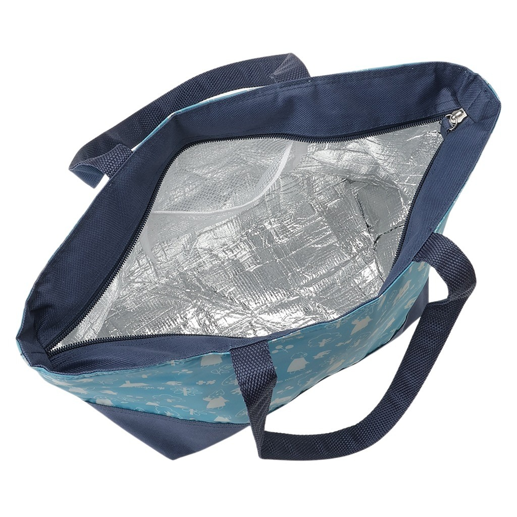 保冷バッグ トートバッグ 5M25 [ネコ人間 nekoningen ねこにんげん] 保温保冷 買い物 レジャー ネコ かわいい レディース スカイ