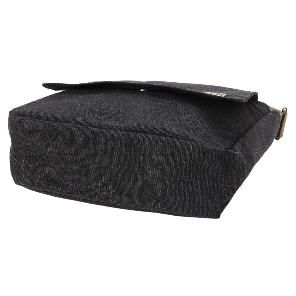  帆布工房 FLAP SHOULDER シリーズ ショルダーバッグ 全6色 | カジュアル 斜め掛け A4 ナチュラル シンプル 帆布 ショルダー トート トートバッグ ショルダーバッグ 通学 バッグ ショルダーバック メンズ  レディース 男女兼用 サブバッグ 01ブラック