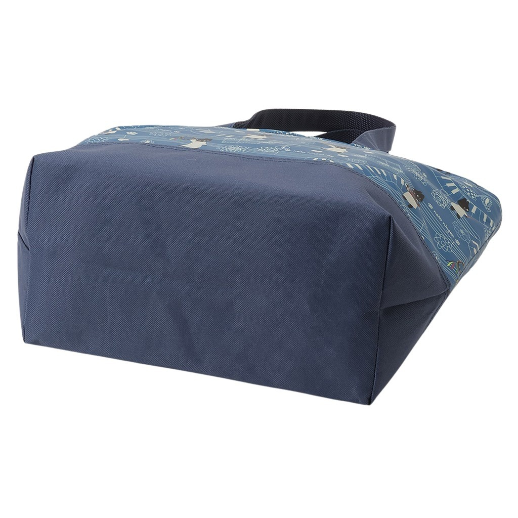 保冷バッグ トートバッグ 5M38 [ネコ人間 nekoningen ねこにんげん] 保温保冷 買い物 レジャー ネコ かわいい レディース ブルー