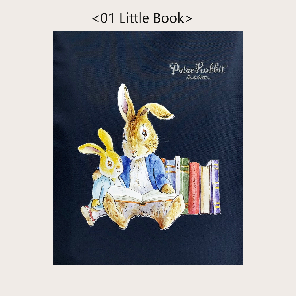  [ピータ―ラビット (ＴＭ )] A4サイズ対応 トートバッグ ハンドバッグ サブバッグ 手持ちタイプ 撥水 ポケット充実 ファスナー付き 大人 上品 かわいい レディース PETERRABBIT(ＴＭ) うさぎ ねこ レッスンバッグ 買い物 お稽古 習い事 縦型トート 0635　01ベージュ LittleBook