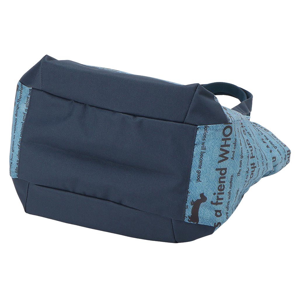 バルーン 保冷バッグ トートバッグ 3L41 [WHOLLY ウォーリー] 保温保冷 大容量 BIGサイズ 買い物 レジャー イヌ レディース ブルー