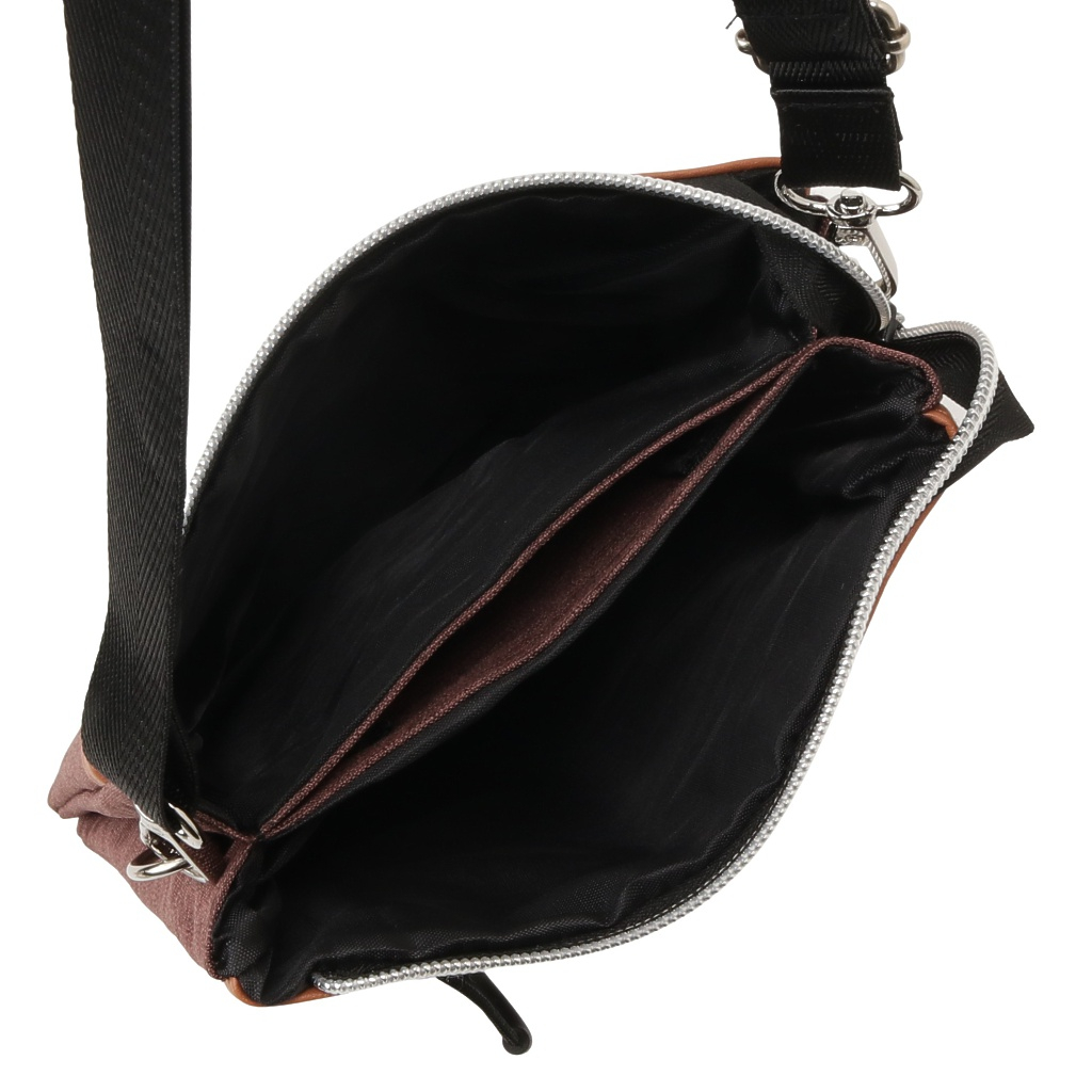 [CUBIC CORE キュービックコア]  サコッシュ ショルダーバッグ スマホショルダー スマホポーチ お財布ショルダー シンプル 薄マチ 収納力 茶 ブラウン 1E30