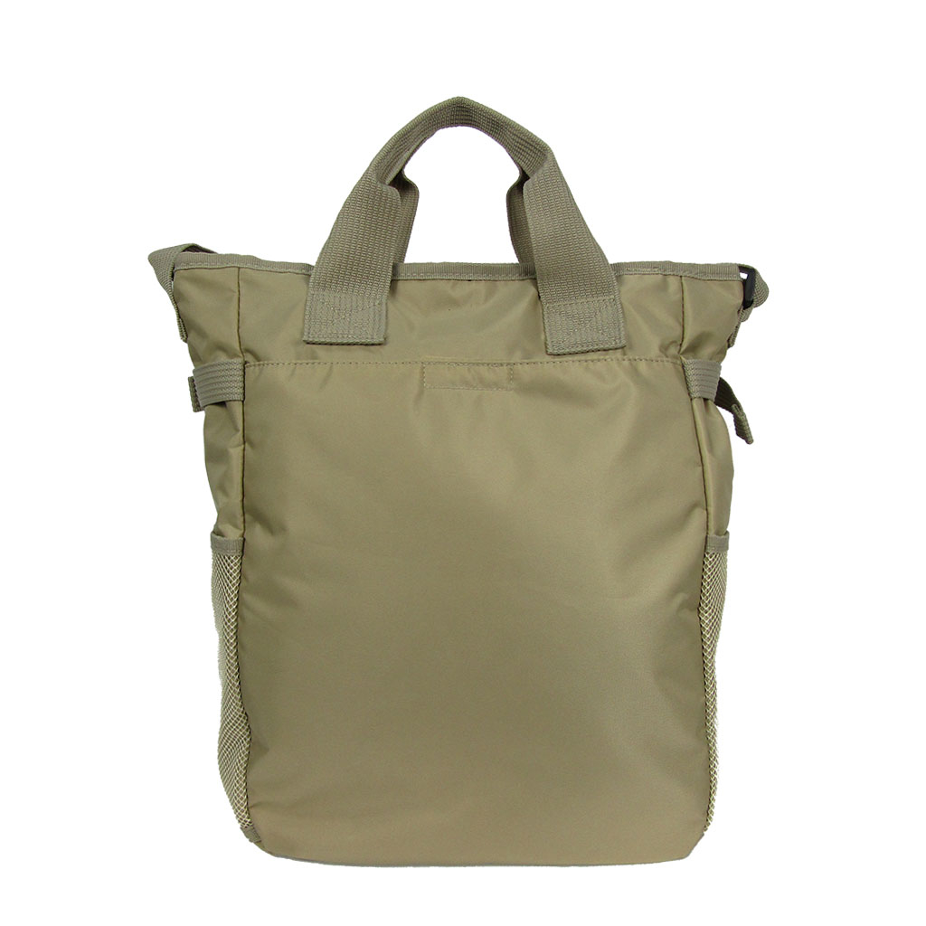 2WAY 大容量 A4対応 ボンディングバッグ 全4色 | トートバッグ 多収納 多機能 通勤 通学 お稽古 男女兼用 軽量 軽い 撥水 サブバッグ オフィス ビジネス カジュアル ベージュ 3E77