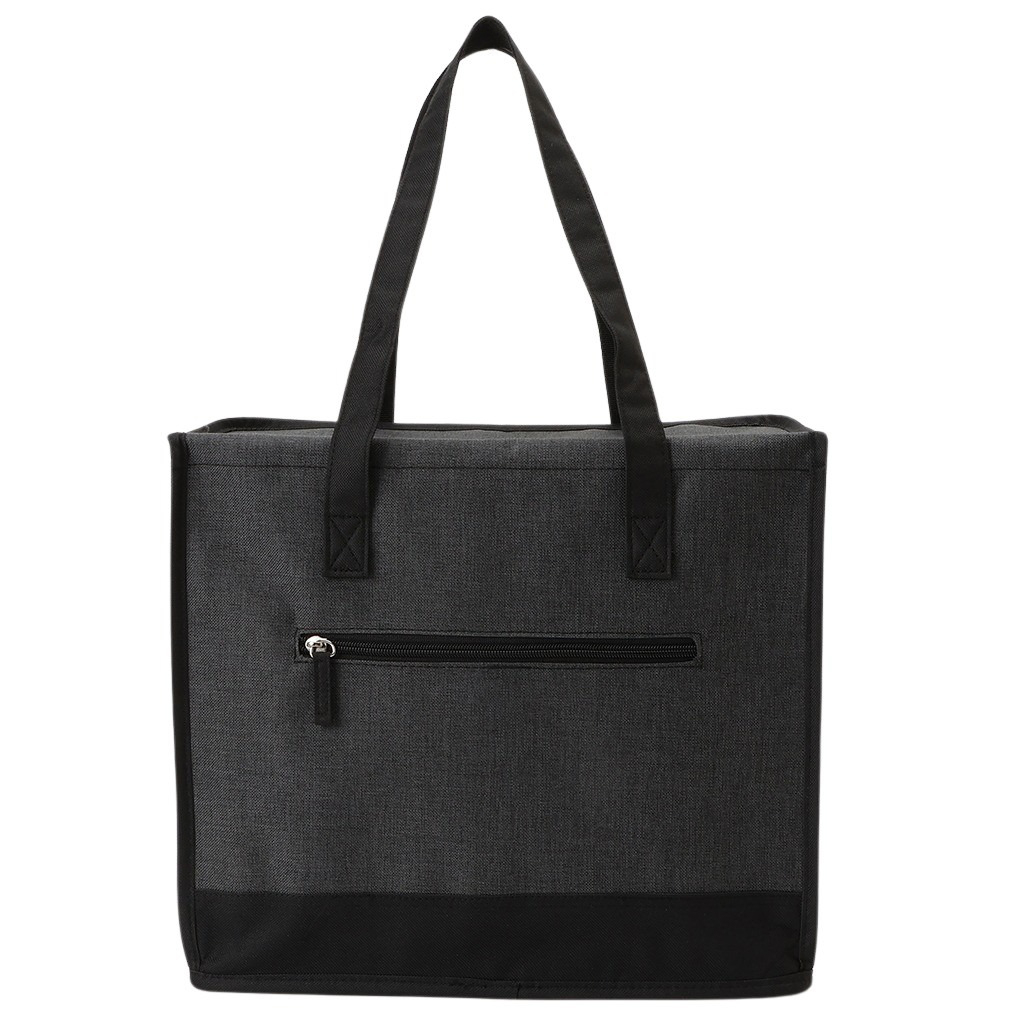  [mama fiore マーマフィオーレ] Picoteeシリーズ ピコティ BOX型 保温保冷トートバッグ 4X54 | 無地 レジャー シンプル 男女兼用 軽量 レディース メンズ 買い物 ピクニック 運動会 イベント ユニセックス ブラック