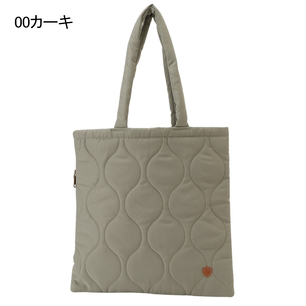 トートバッグ 6228 [chiemi sacs チエミサックス] パデッド キルト シンプル A4サイズ 推し活 レディース 00カーキ