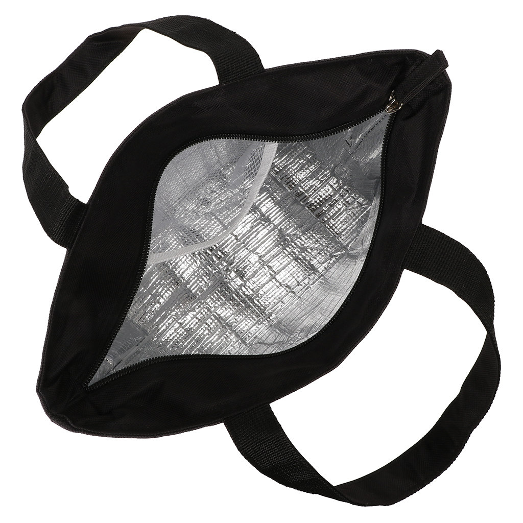  [mama fiore マーマフィオーレ] Picoteeシリーズ ピコティ 保温保冷 ランチバッグ 保冷バッグ | おしゃれ 可愛い サブバッグ 軽量 レディース メンズ 男女兼用 キッズ 弁当袋 ミニ トートバッグ 4L 便利 シンプル／ブラック