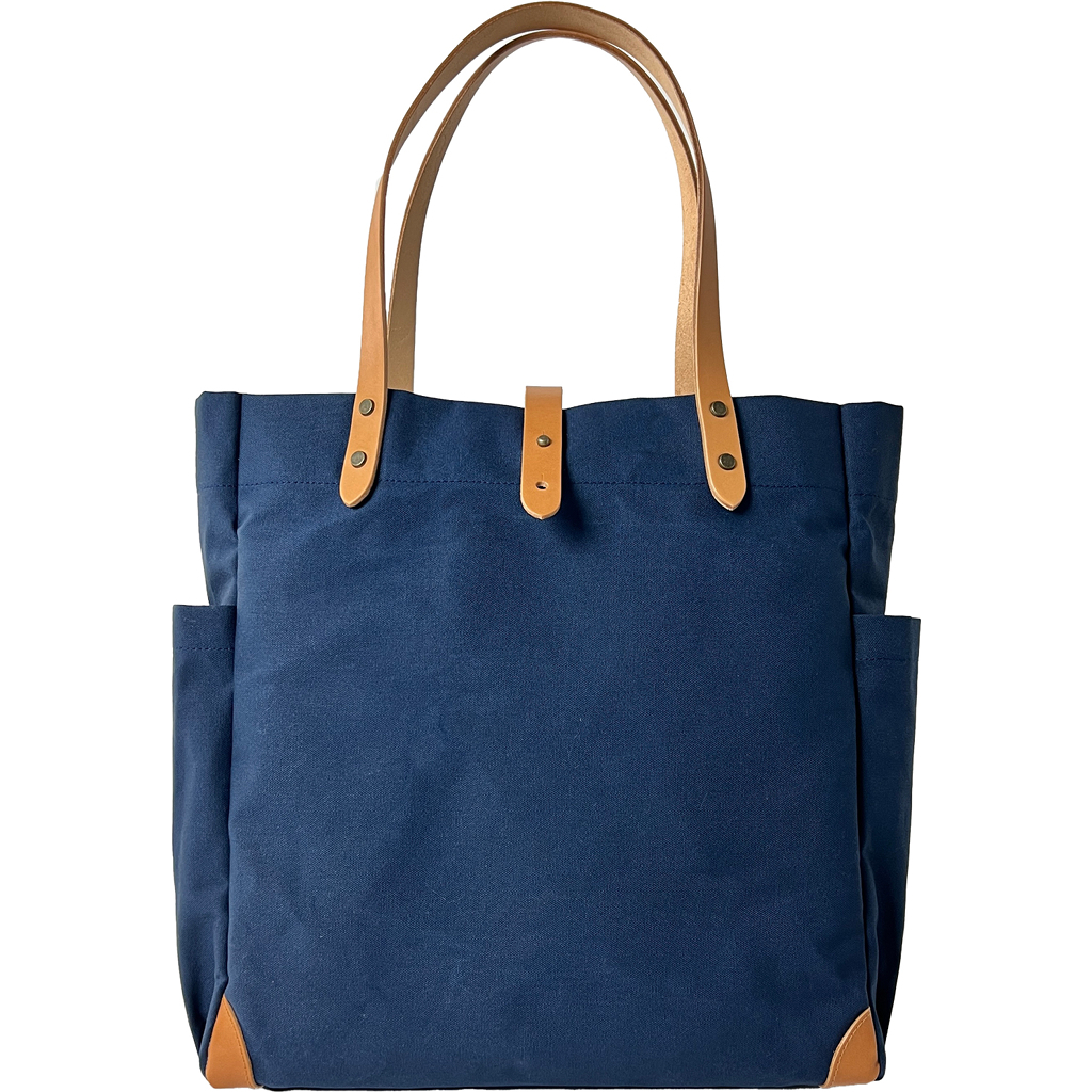 トートバッグ (L) レディース メンズ キャンバストート 日本製 国産帆布  A4 B4 大容量 多機能 パラフィン加工 帆布工房(はんぷこうぼう) 3J11