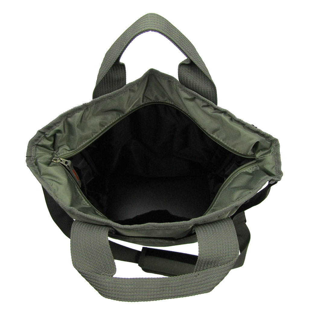 2WAY 大容量 A4 対応 ボンディングバッグ 全4色 | トートバッグ 多収納 多機能 通勤 通学 お稽古 男女兼用 軽量 軽い 撥水 サブバッグ オフィス ビジネス カジュアル カーキ 3E77