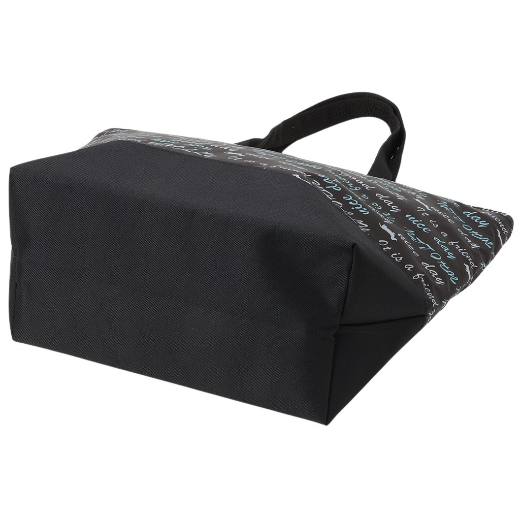 保冷バッグ トートバッグ 3L23 [WHOLLY ウォーリー] 保温保冷 買い物 レジャー イヌ かわいい レディース ブラック