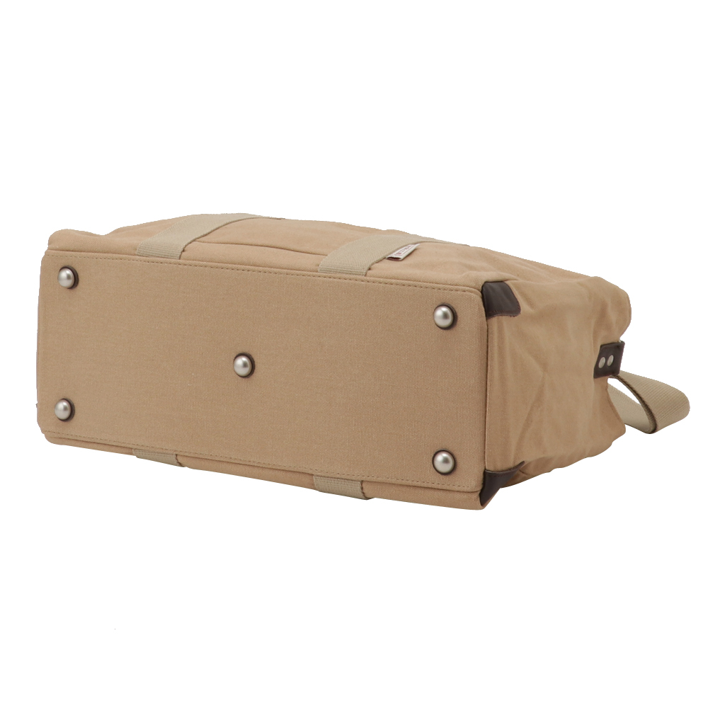 帆布工房 TRIPLINEシリーズ | ボストンバッグ (S) 帆布 キャンバス 本革 旅行カバン 旅行バッグ トラベルバッグ メンズ レディース ミニ ビンテージ A4対応 多機能 ベージュ 3X82