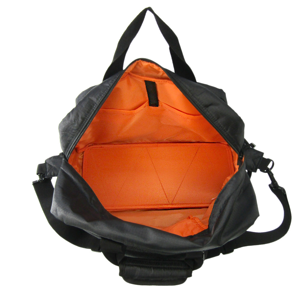 リップストップボストン 旅行 出張 1泊 2泊 ビジネス バッグ かばん 軽量 軽い 丈夫 黒 ブラック 3177