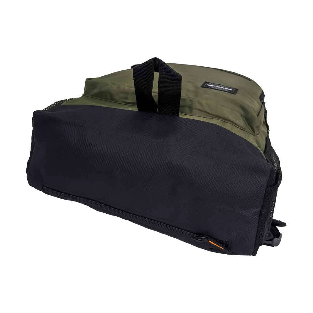 ファスナーポケット付リュック 3543 [A.O.T エーオーティー] 人気 A4 デイパック 旅行 カラー豊富 00カーキ