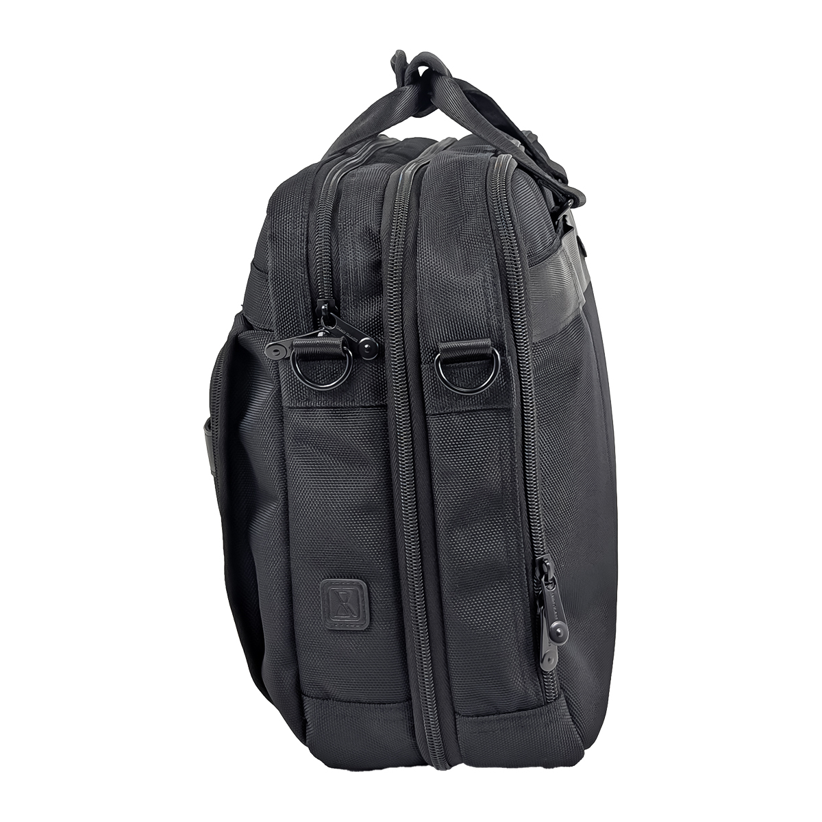 SANDGLASS｜キャリーオン機能 B4対応 拡張機能付き ビジネスバッグ 大容量 多機能 撥水 リュック 手持ち ビジネスリュック PC タブレット収納 出張 サンドグラス ブラック 3G07