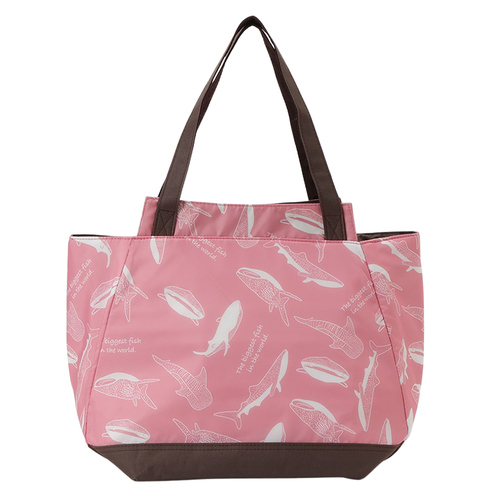バルーン 保冷バッグ トートバッグ 5N35 [mama fiore マーマフィオーレ] 保温保冷 大容量 BIGサイズ ジンベイザメ 買い物 レジャー レディース ピンク