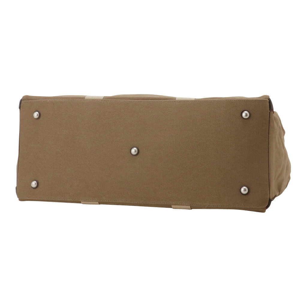 帆布工房 TRIPLINEシリーズ | ボストンバッグ (L) 帆布 キャンバス 本革 旅行カバン 旅行バッグ トラベルバッグ メンズ レディース 2泊3日 ビンテージ B4対応 多機能 カーキ 3X84