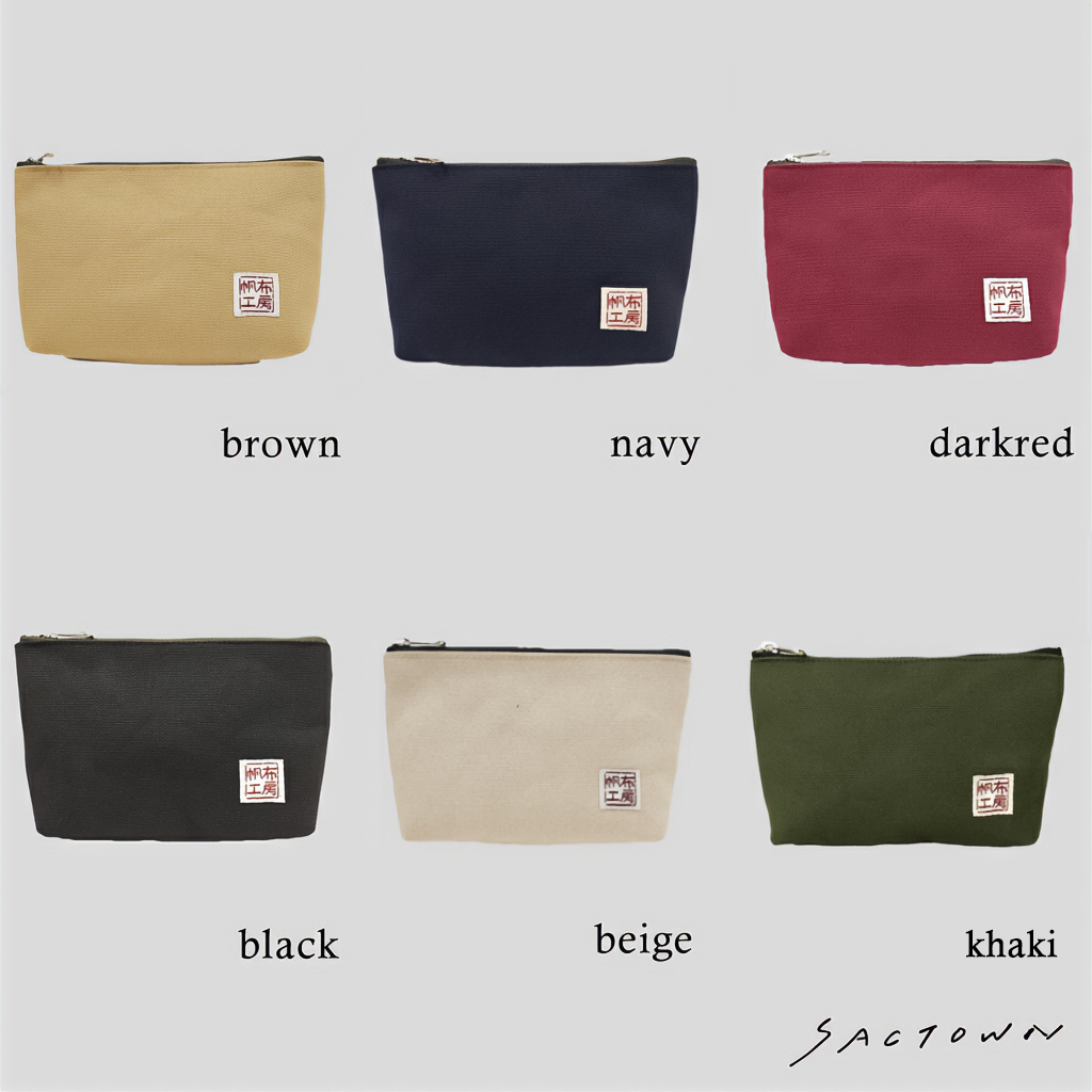 倉敷産帆布 ポーチ 3J38 [帆布工房 はんぷこうぼう] 日本製 小物収納 帆布 お出かけ シンプル メンズ レディース