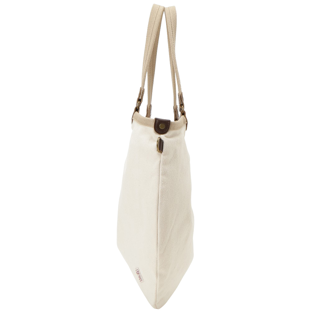 帆布工房 PEARIIシリーズ|A4対応 ハンドバッグ 軽量 天然素材 帆布 キャンバス地 本革 ナチュラル カジュアル バイカラー レディース はんぷこうぼう 3X41