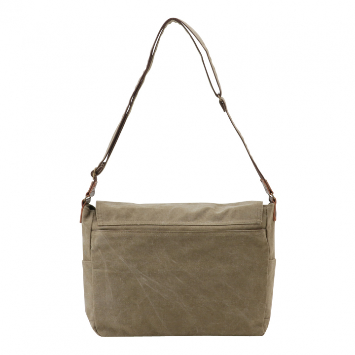 A4横型ショルダーバッグ VINTAGE2シリーズ 3X97 [帆布工房 はんぷこうぼう] 帆布 キャンバス メッセンジャーバッグ 斜めがけ メンズ レディース 牛革 ビンテージ ブランド