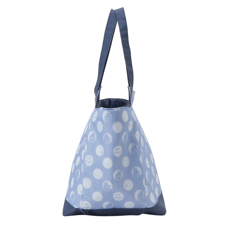 バルーン 保冷バッグ トートバッグ 5M74 [ネコ人間 nekoningen ねこにんげん] 保温保冷 大容量 BIG 買い物 レジャー ネコ レディース パープル