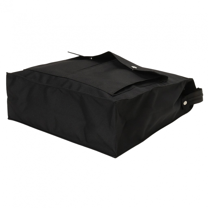 [A.O.T エーオーティー]  多機能 A4 対応トートバッグ 大容量 軽量 書類かばん 縦型 底板付き 撥水加工 男女兼用 ハンドバッグ ブラック 3420