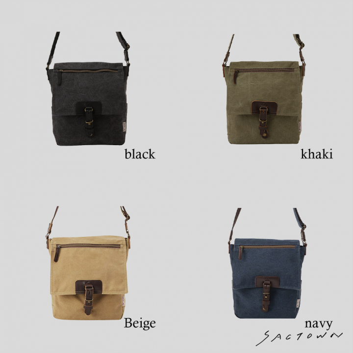 ショルダーバッグ VINTAGE2シリーズ 3X95 [帆布工房 はんぷこうぼう] 帆布 キャンバス 斜めがけ メンズ レディース 牛革 B5 ビンテージ ブランド