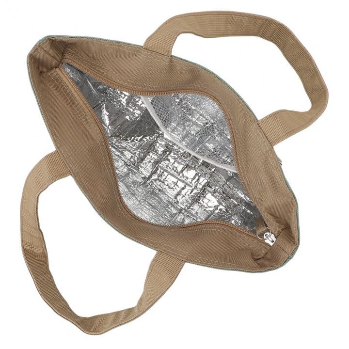  [mama fiore マーマフィオーレ] Picoteeシリーズ ピコティ 保温保冷 ランチバッグ 保冷バッグ | おしゃれ 可愛い サブバッグ 軽量 レディース メンズ 男女兼用 キッズ 弁当袋 ミニ 4L 便利 シンプル／ライトグリーン