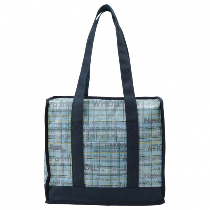 保冷バッグ トートバッグ 3L29 [WHOLLY ウォーリー] 保温保冷 買い物 レジャー イヌ かわいい レディース ブルー