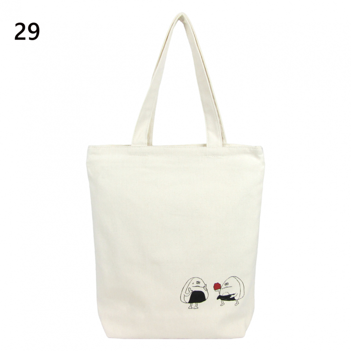 トートバッグ 9085 [ Palette Pop パレットポップ ] 軽量 A4 縦型トート A4バッグ 肩掛けバッグ 軽量バッグ レディース メンズ おにぎり ねこ パンダ いぬ アニマル キャラクター イラスト ユニーク 面白い 肩掛け 29 おにぎり おすそわけ