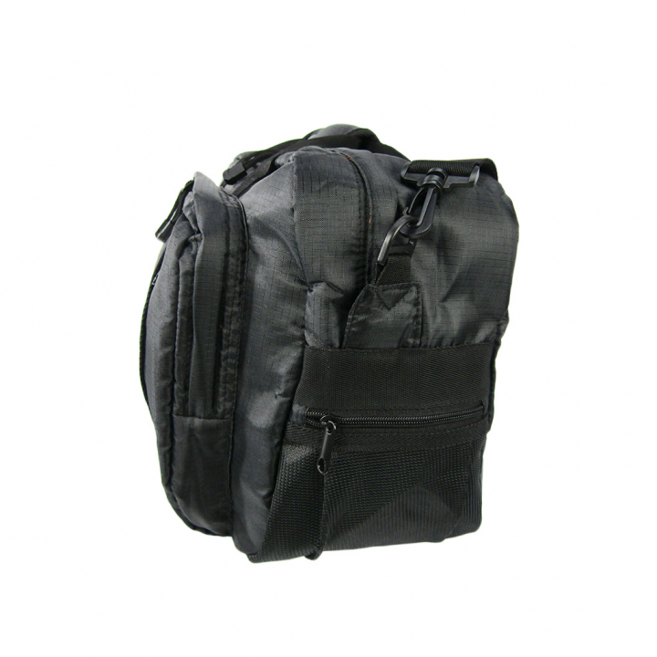 リップストップボストン 旅行 出張 1泊 2泊 ビジネス バッグ かばん 軽量 軽い 丈夫 黒 ブラック 3177