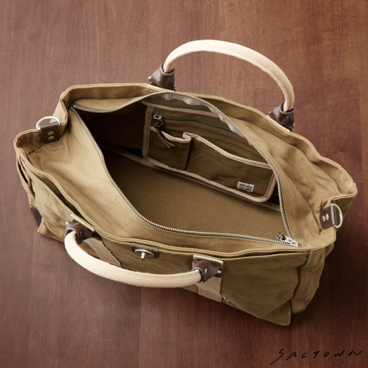 ボストンバッグ (M) TRIPLINEシリーズ 3X83 [帆布工房 はんぷこうぼう] 帆布 キャンバス 旅行カバン 旅行バッグ メンズ 一泊二日 ビンテージ ブランド