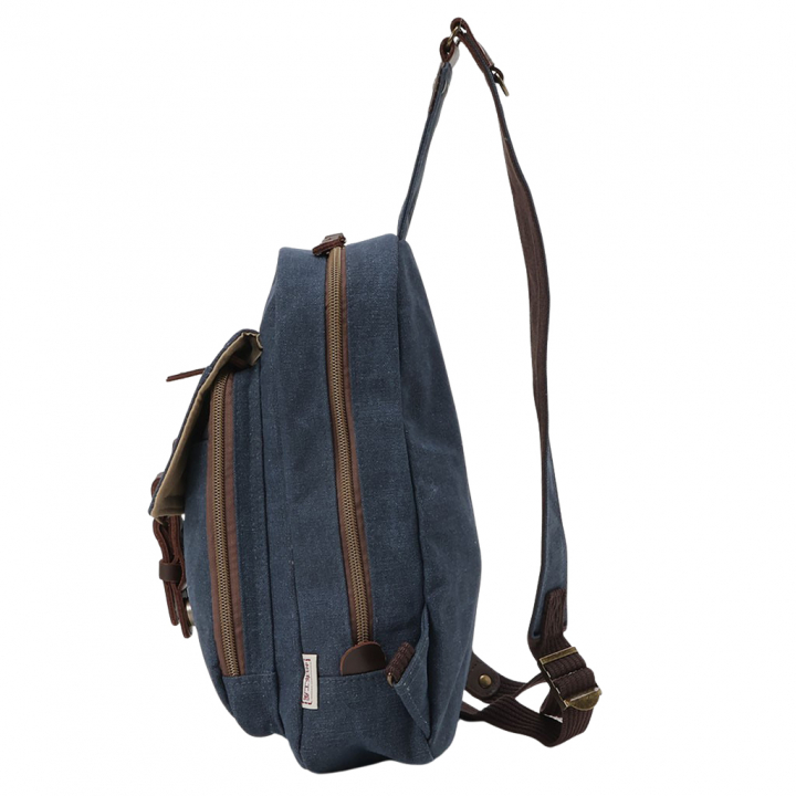  帆布工房 ヴィンテージIIシリーズ ボディバッグ 全4色 | 帆布 本革 ショルダーバッグ ショルダーバック レディース メンズ 男女兼用 ムラ染め ボディバック ボディーバック ボディーバッグ B5 サブバッグ サブバック お出かけ お出掛け 旅行 00ネイビー