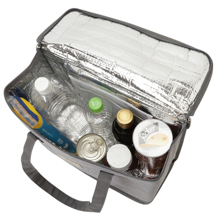  [mama fiore マーマフィオーレ] Picoteeシリーズ ピコティ BOX型 保温保冷トートバッグ 4X54 | 無地 レジャー シンプル 男女兼用 軽量 レディース メンズ 買い物 ピクニック 運動会 イベント ユニセックス グレー