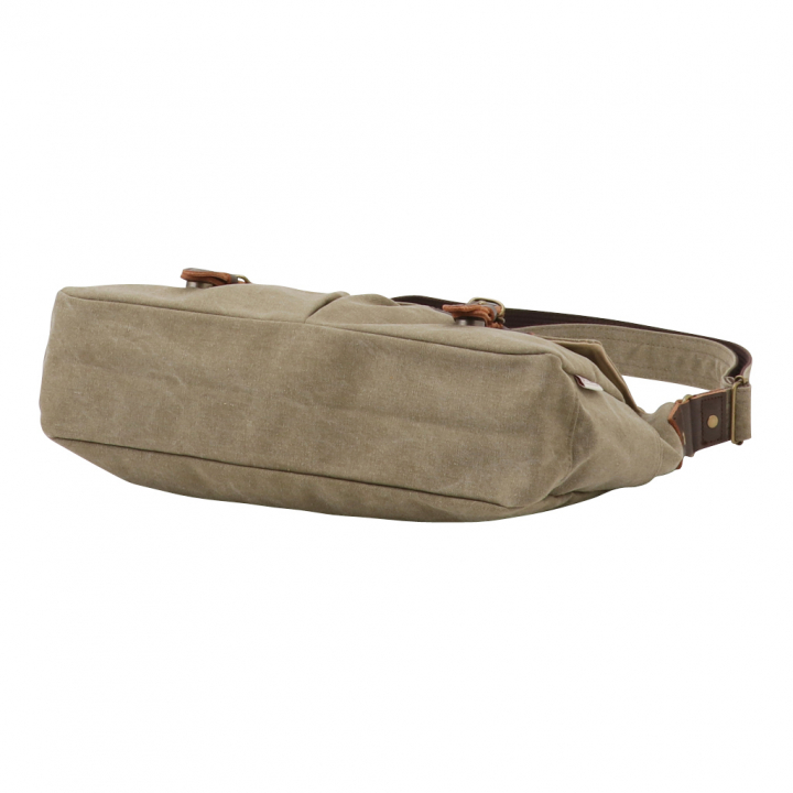 A4横型ショルダーバッグ VINTAGE2シリーズ 3X97 [帆布工房 はんぷこうぼう] 帆布 キャンバス メッセンジャーバッグ 斜めがけ メンズ レディース 牛革 ビンテージ ブランド