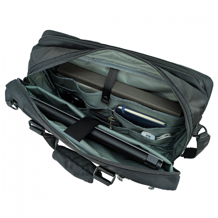 SANDGLASS｜キャリーオン機能 B4対応 2層ビジネスバッグ 大容量 多機能 撥水 リュック 手持ち ビジネスリュック PC タブレット収納 出張 サンドグラス ブラック 3G01