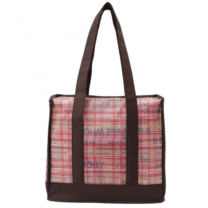 保冷バッグ トートバッグ 3L29 [WHOLLY ウォーリー] 保温保冷 買い物 レジャー イヌ かわいい レディース ピンク
