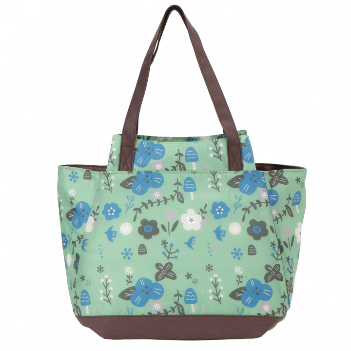 バルーン 保冷バッグ 保温 保冷 トートバッグ 5N47 [mama fiore マーマフィオーレ] 保温保冷 大容量 BIGサイズ 買い物 レジャー レディース グリーン