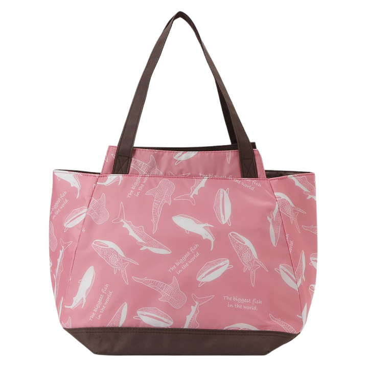 バルーン 保冷バッグ トートバッグ 5N35 [mama fiore マーマフィオーレ] 保温保冷 大容量 BIGサイズ ジンベイザメ 買い物 レジャー レディース ピンク