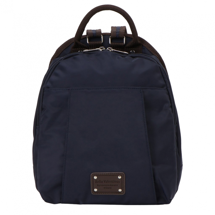 [Sofia Valentino ソフィアバレンチノ]  B5 サイズ対応 リュック 全5色 | リュックサック レディース 軽量 小物収納 撥水加工 お出かけ 観光 旅行 紺 ネイビー 49F8