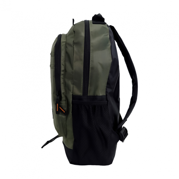 ファスナーポケット付リュック 3543 [A.O.T エーオーティー] 人気 A4 デイパック 旅行 カラー豊富 00カーキ