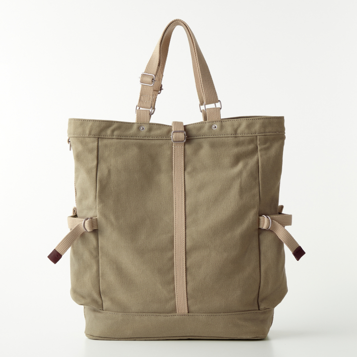 持ち手長さ調整できる！縦型トートバッグ CONTROLIIシリーズ 3X01 [帆布工房 はんぷこうぼう] 帆布 トート キャンバス 大容量 丈夫 便利 ポケット充実 収納力