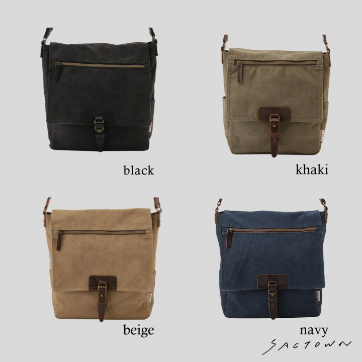 ショルダーバッグ VINTAGE2シリーズ 3X96 [帆布工房 はんぷこうぼう] 帆布 キャンバス 斜めがけ メンズ レディース 牛革 A4 ビンテージ ブランド