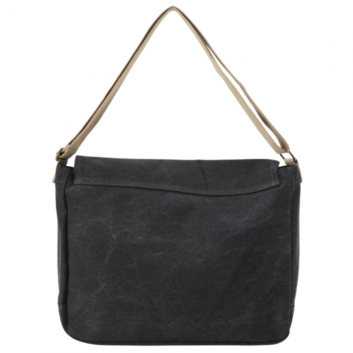  帆布工房 FLAP SHOULDER シリーズ ショルダーバッグ 全4色 | カジュアル 斜め掛け A4 ナチュラル シンプル 帆布 ショルダー トート トートバッグ ショルダーバッグ 通学 バッグ ショルダーバック メンズ レディース 男女兼用 サブバッグ 01ブラック