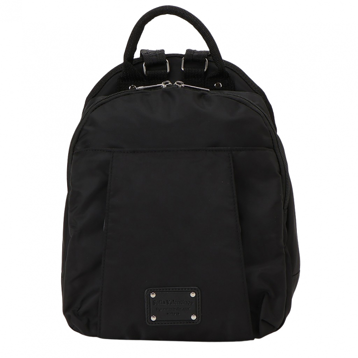 [Sofia Valentino ソフィアバレンチノ]  B5 サイズ対応 リュック 全5色 | リュックサック レディース 軽量 小物収納 撥水加工 お出かけ 観光 旅行 黒 ブラック 49F8