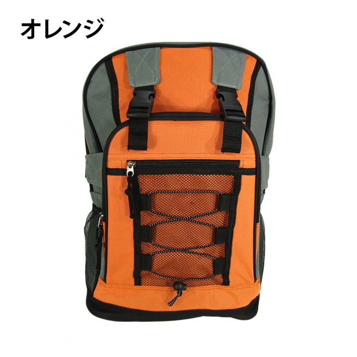 バンジーコード付リュック 3K99 [EXPEND エクスペンド] 多機能 タウン 軽量 ポリエステル 00オレンジ