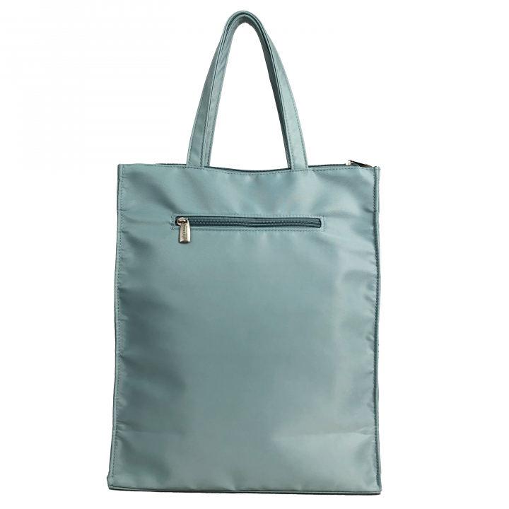  [ピータ―ラビット (ＴＭ )] A4サイズ対応 トートバッグ ハンドバッグ サブバッグ 手持ちタイプ 撥水 ポケット充実 ファスナー付き 大人 上品 かわいい レディース PETERRABBIT(ＴＭ) うさぎ ねこ レッスンバッグ 買い物 お稽古 習い事 縦型トート 0635　02グリーン ThreeKittens