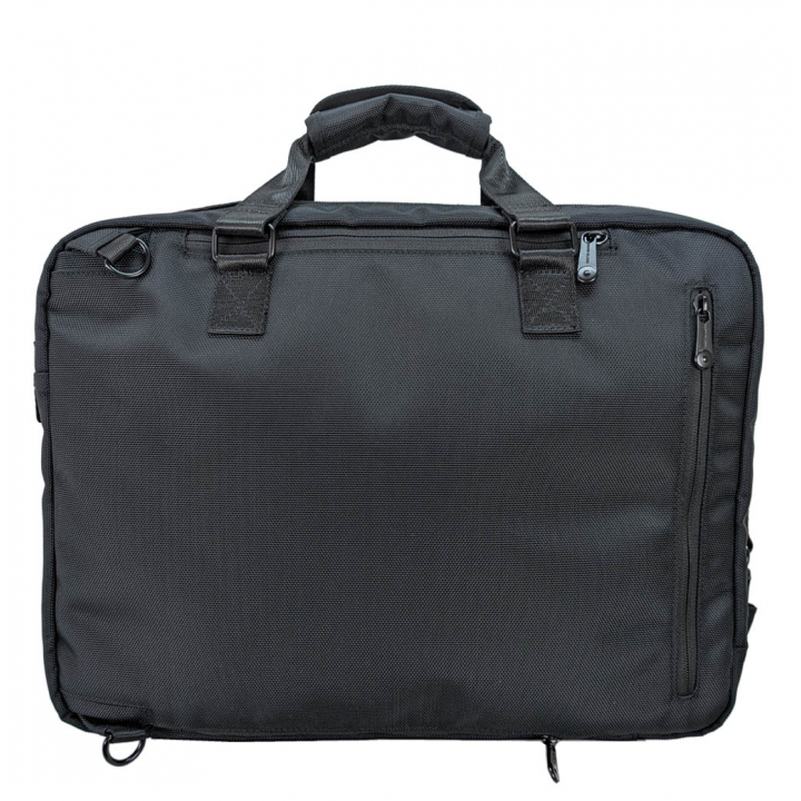 SANDGLASS｜キャリーオン機能 B4対応 2層ビジネスバッグ 大容量 多機能 撥水 リュック 手持ち ビジネスリュック PC タブレット収納 出張 サンドグラス ブラック 3G01